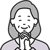 嬉しそうな女性