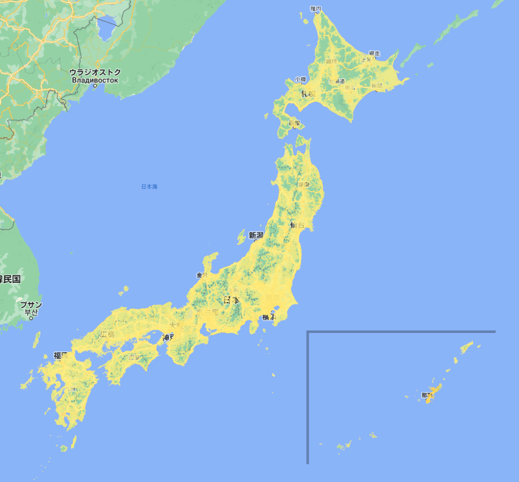 MUGEN WiFiのエリア