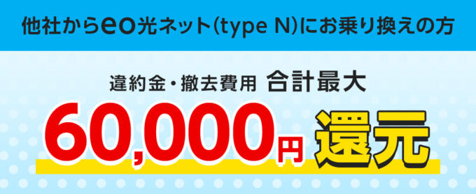 eo光のtypeNの解約金負担