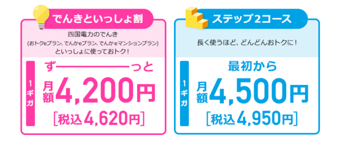 ピカラ光のセット割