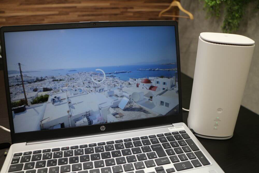 ホームルーターで動画視聴すると4K動画は止まってしまう