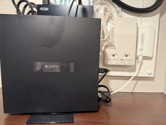 nuro光ソニー製ONU配線回り