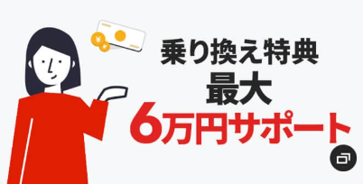 nuro光　乗り換え特典6万円サポート