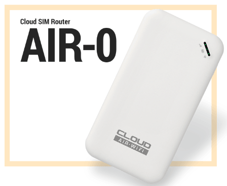クラウドWi-Fi端末「AIR-0」